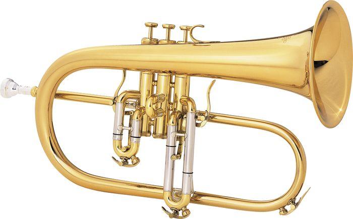 LV-FS4105 - Trompette héraldique en Sib : Trompette, Cornet, Bugle