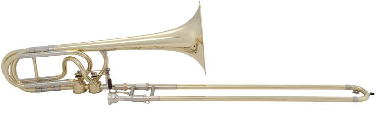 Trombone basse Stradivarius 2 barillets Hagmann