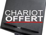 CHARIOT pupitres OFFERT